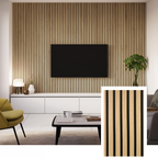 Skandiva™ Signature Acoustic Slat Panel — Natural Oak (2.7 × 1.10 m)