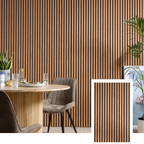 Skandiva™ Signature Acoustic Slat Panel — Natural Oak (2.7 × 1.10 m)