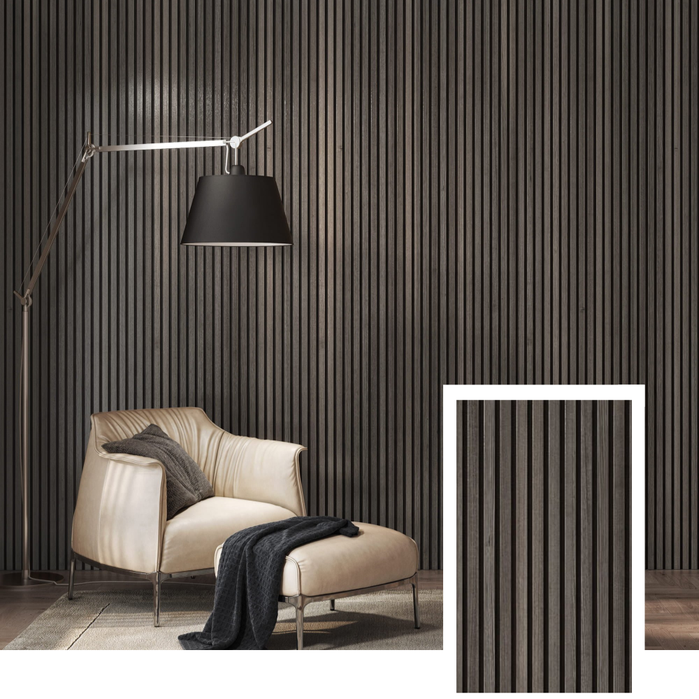 Skandiva™ Signature Acoustic Slat Panel — Natural Oak (2.7 × 1.10 m)